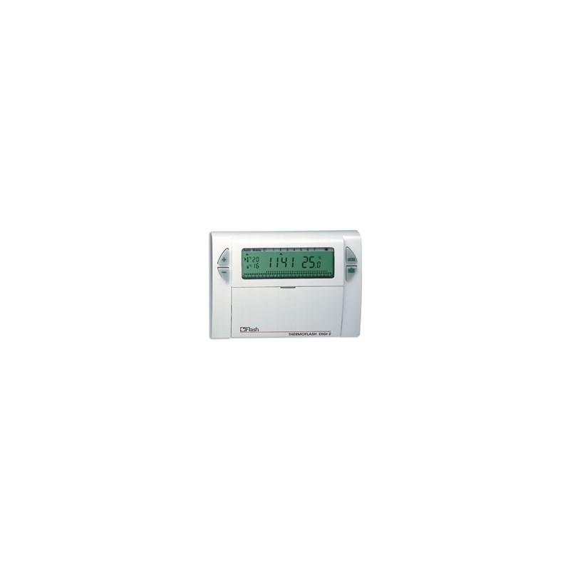 Thermostat FLASH DIGI 2 radio plus 1 récepteur flash Hager
